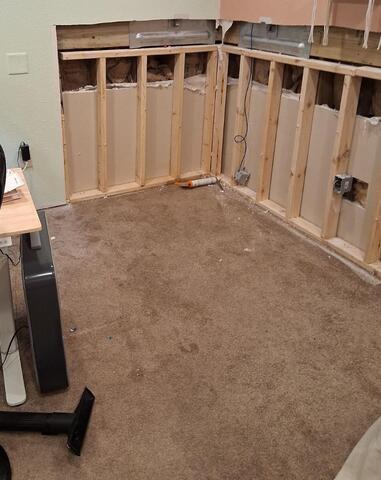 Fargo, ND, Basement Leak Repaired - Before Photo