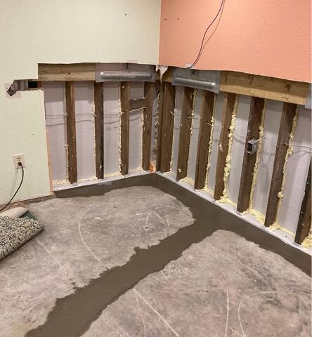 Fargo, ND, Basement Leak Repaired - After Photo