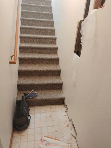 Leaking Wall Waterproofed in Grove City, MN - Before Photo
