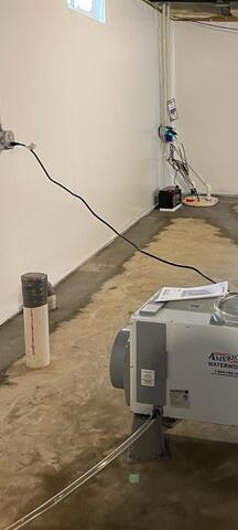 Chippewa Valley, WI, Basement Leak Repaired - After Photo