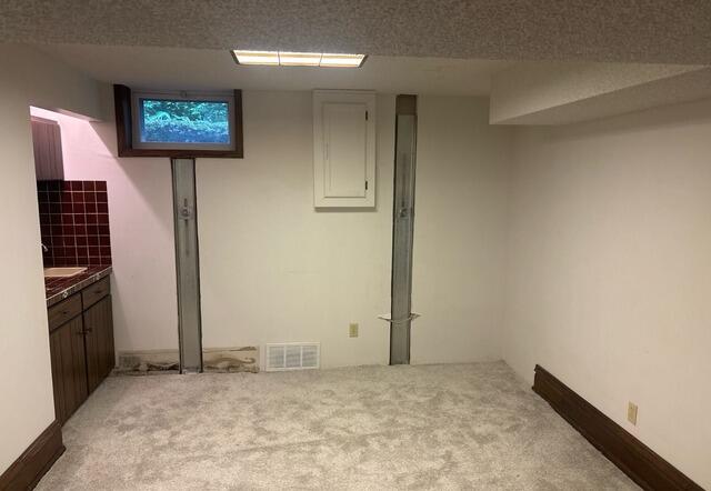 Tilting Foundation Wall Stabilized in Maple Grove, MN - After Photo