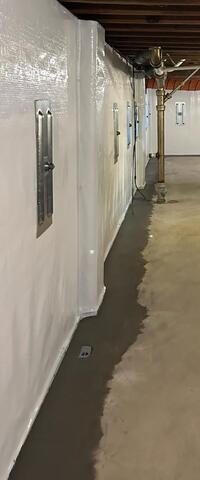 Waterproofing, Foundation Repairs Completed in Nora Springs, IA - After Photo