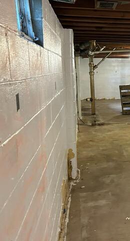 Waterproofing, Foundation Repairs Completed in Nora Springs, IA - Before Photo
