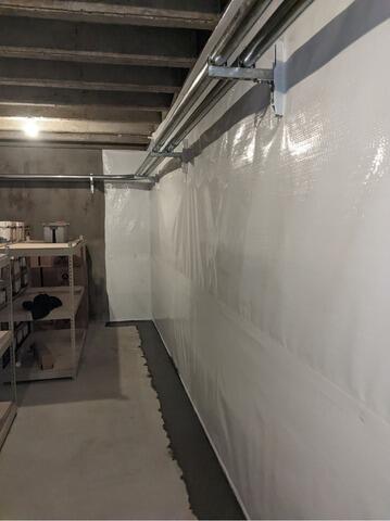 Leaking Basement Wall Waterproofed in Austin, MN - After Photo