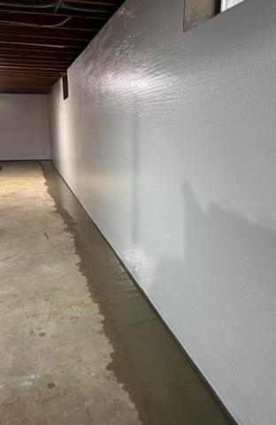 Leaky Basement Walls Waterproofed in Minneapolis, MN - After Photo