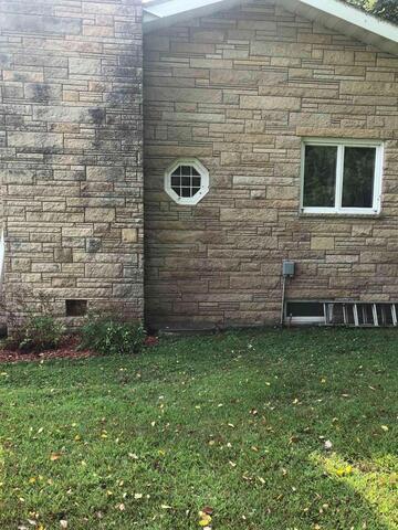 Radon Mitigation System Installed in Hokah, MN - Before Photo
