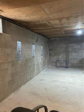 Galesville, WI Cracked Wall Stabilized - After Photo