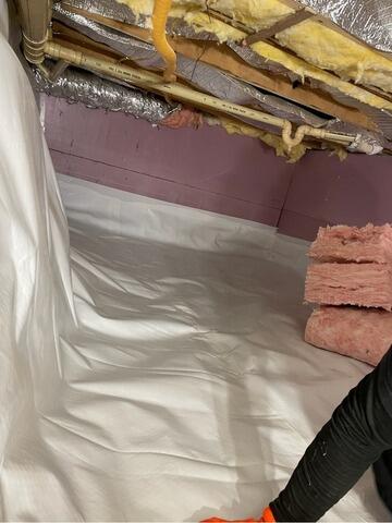 Crawl Space Encapsulation in Rothsay, MN - After Photo