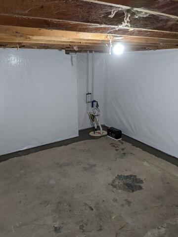 Wet Basement Waterproofing Products Installed in Elk River, MN - After Photo