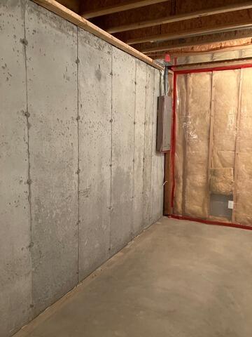 Leaking Basement Waterproofed in Eden Prairie, MN - Before Photo