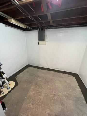 Charles City,. IA Water Issues in Basement Waterproofed - After Photo