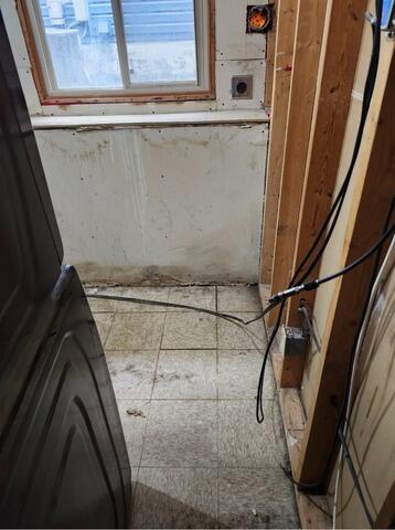 Basement Waterproofing in New Brighton, MN - Before Photo