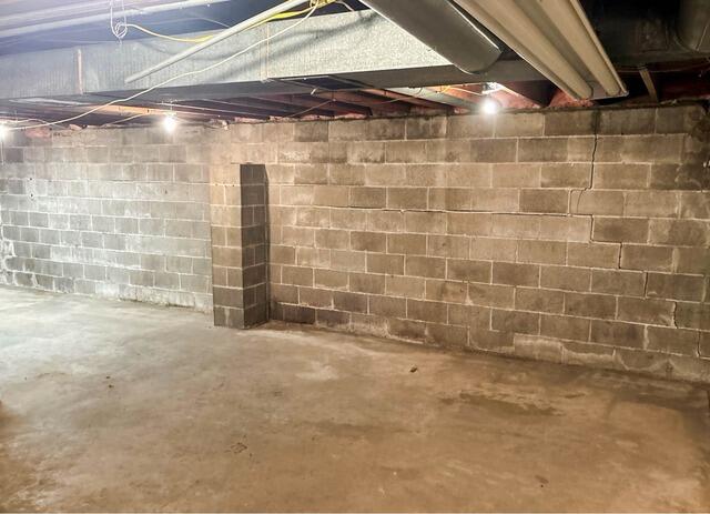 Cracked Foundation Repair in Chetek, WI - Before Photo