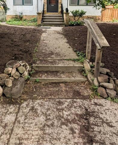 Concrete Raising in Minneapolis, MN - Before Photo