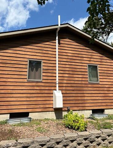 Radon Gas Mitigation Installed in Winthrop, MN - After Photo