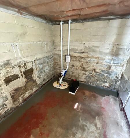 Interior Drainage System Installed in Minneapolis, MN - After Photo