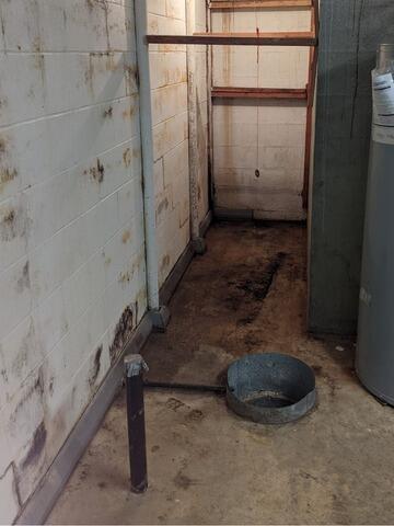 Spicer, MN, Wet Basement Services - Before Photo