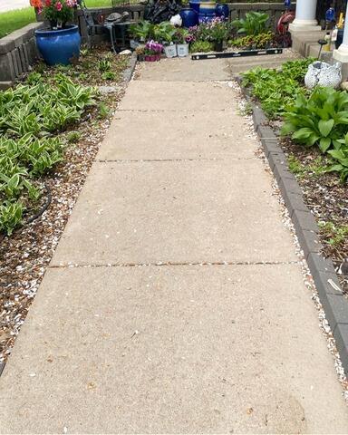 Concrete Sidewalk Repair in Minneapolis, MN - Before Photo