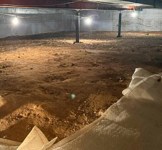 Damaged Crawl Space Repaired in Wilson, WI - Before Photo