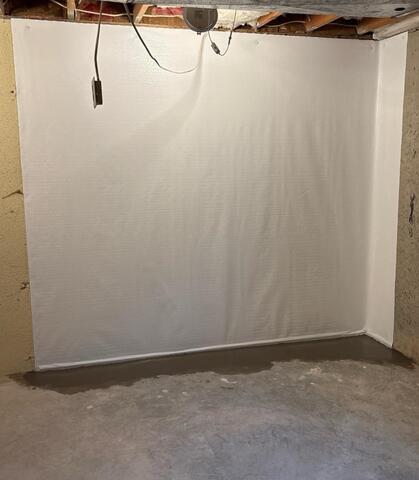 Basement Waterproofing Completed in Anoka, MN - After Photo