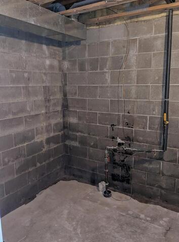 Basement Waterproofing in Minneapolis, MN - Before Photo