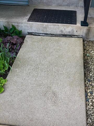 Forest Lake, MN, Sunken Step Lifted - Before Photo