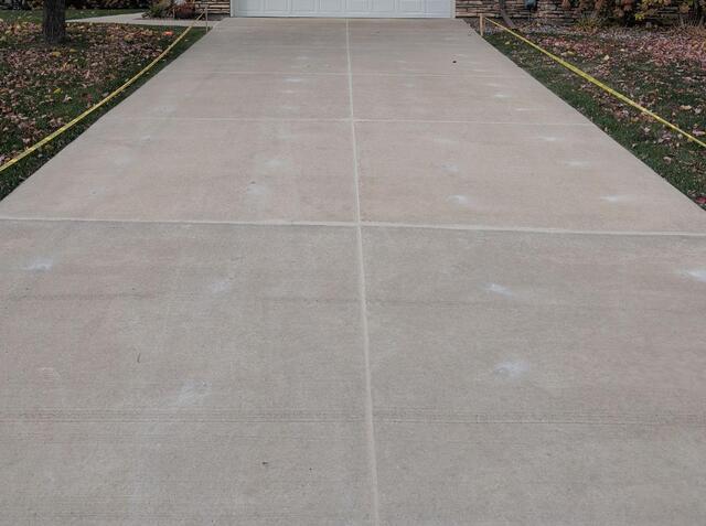 Sunken Driveway Repaired in Savage, MN - After Photo
