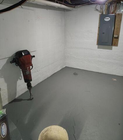 Damp Basement Solved in Stillwater, MN - Before Photo