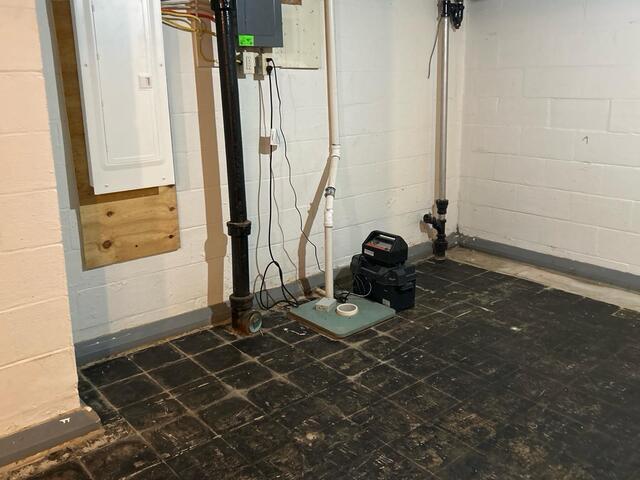 Basement Flooding Repair in Rochester, MN - Before Photo