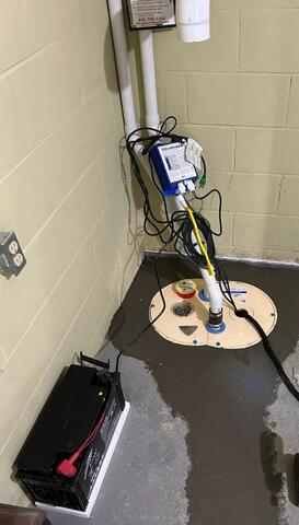 Basement Waterproofing Service Completed in Ettrick, WI - After Photo