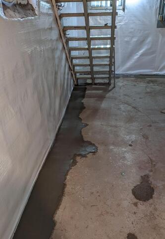 St. Paul, MN, Basement Waterproofed and Repaired - After Photo