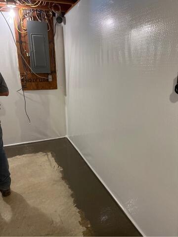 Snow Leaks in Basement Waterproofed in Rochester, MN - After Photo