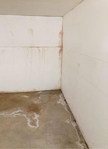 Snow Melt Leads to Water in Basement in Sparta, WI - Before Photo