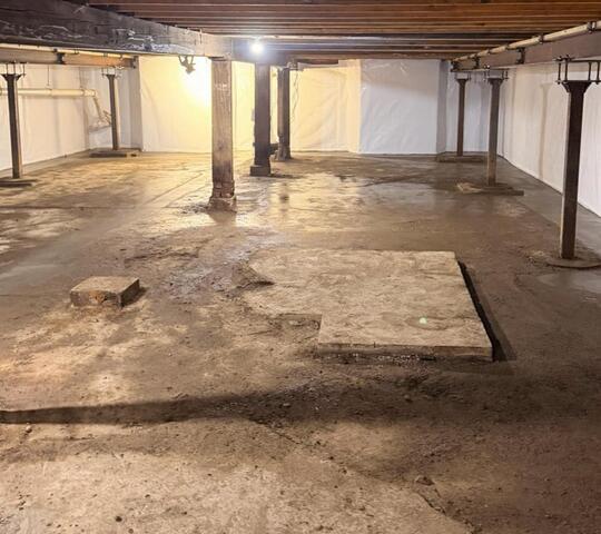 Nerstrand, MN, Basement Waterproofing Completed - After Photo
