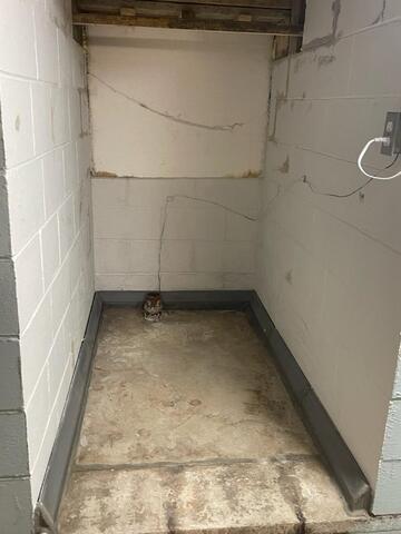 Basement Waterproofing Repair Near Saint Paul, MN - Before Photo