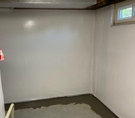 Mason City, IA, Basement Waterproofed & Repaired - After Photo