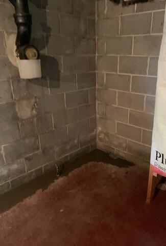 Leaking Basement Waterproofed in Sparta, WI - After Photo