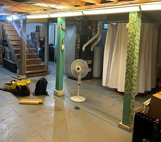 SmartJacks Support Sagging Floors in Minneapolis, MN - Before Photo