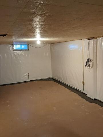 Damp Basement Gets Waterproofed in Rochester, MN - After Photo