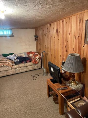 Damp Basement Gets Waterproofed in Rochester, MN - Before Photo