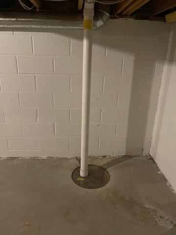 Sump System Installation in Rice Lake, WI - Before Photo