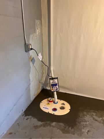 Charles City, IA Basement Waterproofing - After Photo
