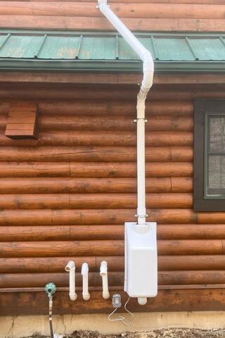 Harpers Ferry, IA, Radon Mitigation System Secured - After Photo