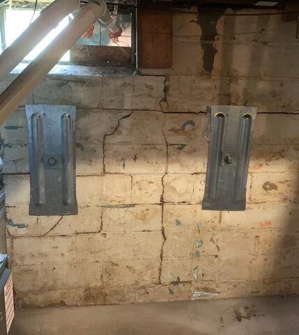 Bowing Foundation Repair in Durand, WI - After Photo
