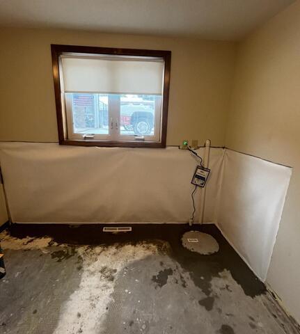 Valley City, ND, Water Damaged Basement Repaired - After Photo