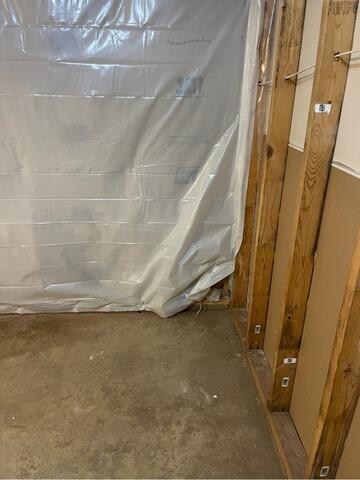 Leaky Basement in Wabasha, MN, Gets a Solution - Before Photo