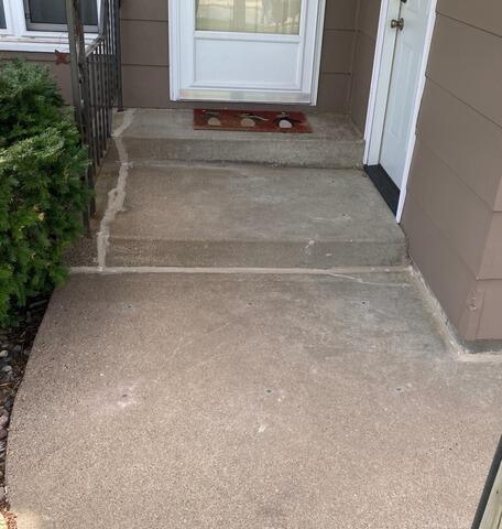 Uneven Walkway Repair in Eau Claire, WI