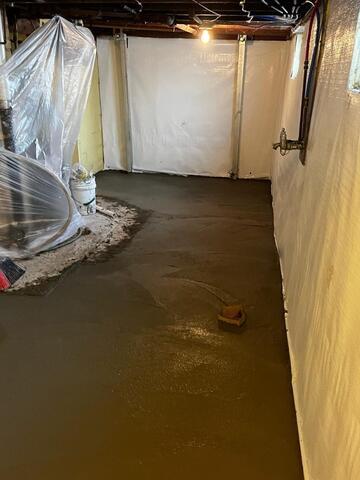 Waterproofing and Foundation Repair Completed in Lansford, ND - After Photo