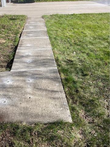 Portland, ND, Concrete Walkway Lifted and Leveled - After Photo