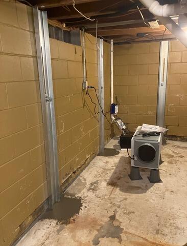 Basement Repair Contractor in Thorp, WI - After Photo